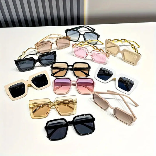 Casual Oversized Fall Style Sunglasses