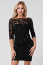 Lace Overlay Bodycon Dress – Elegant and Sophisticated | Apparel | Kitchen + Metal