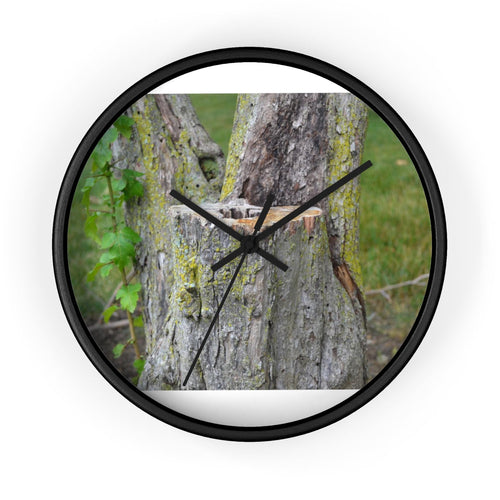 Tree Stump Wall clock