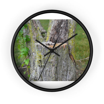 Tree Stump Wall clock