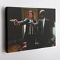 Pulp Fiction Canvas – Vincent & Jules Gangsta Movie Wall Art for Home Decor