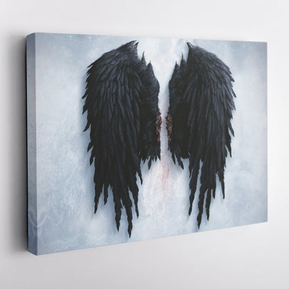 Banksy Angel Wings Canvas – Urban Street Art for Home Decor