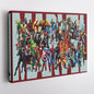 Marvel Superheroes Canvas Wall Art – Comics Print for Kids