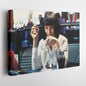 Pulp Fiction Canvas – Uma Thurman Mia Wallace Milkshake Movie Wall Art