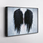 Banksy Angel Wings Canvas – Urban Street Art for Home Decor