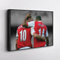 Henry & Bergkamp Canvas – Arsenal Legends Wall Art Decor