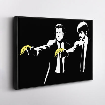 Pulp Fiction Banana Canvas – Funny Movie Wall Art