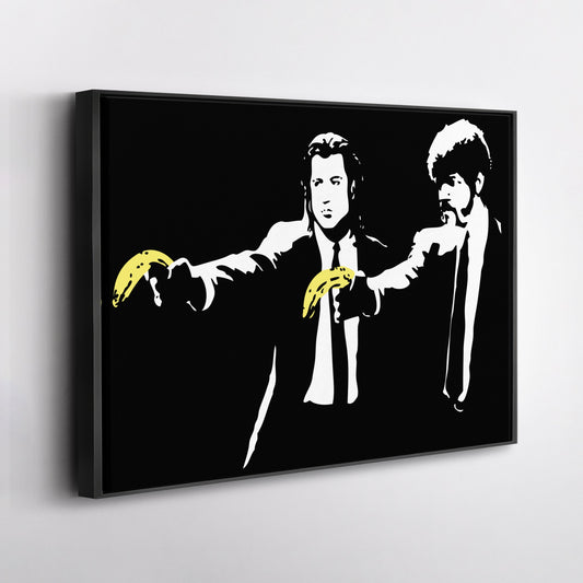 Pulp Fiction Banana Canvas – Funny Movie Wall Art