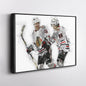 Alex DeBrincat & Patrick Kane Canvas Art – Detroit Red Wings Wall Decor