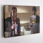 Pulp Fiction Coffee Scene Canvas – Tarantino Movie Wall Art