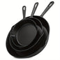 Versatile PreSeasoned Cast Iron Skillet Set of 3