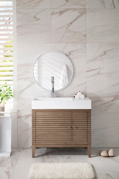 Linear 36" Single Vanity Cabinet