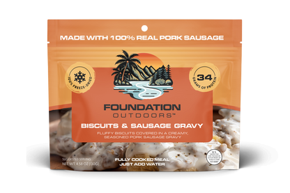 FOUNDATION Outdoors Biscuits & Gravy Meal
