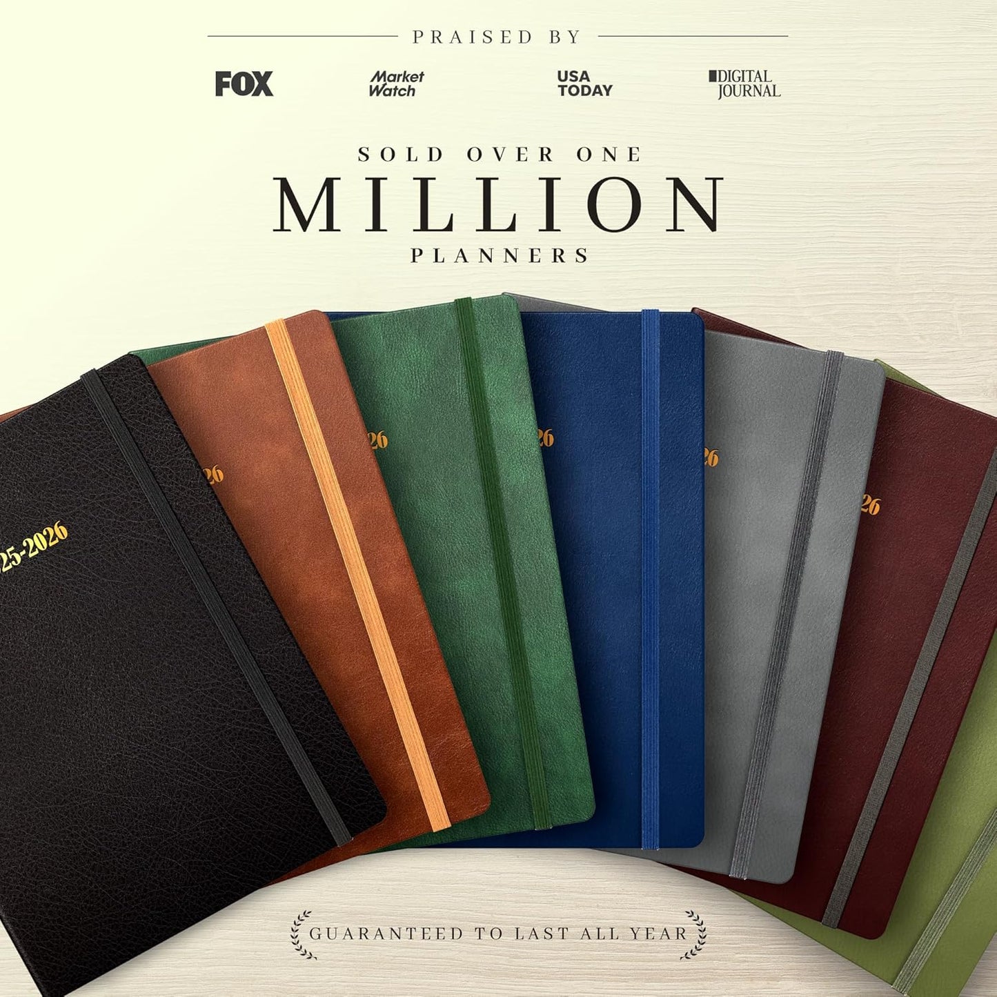 Leather Planner Jun 2025 - Jul 2026