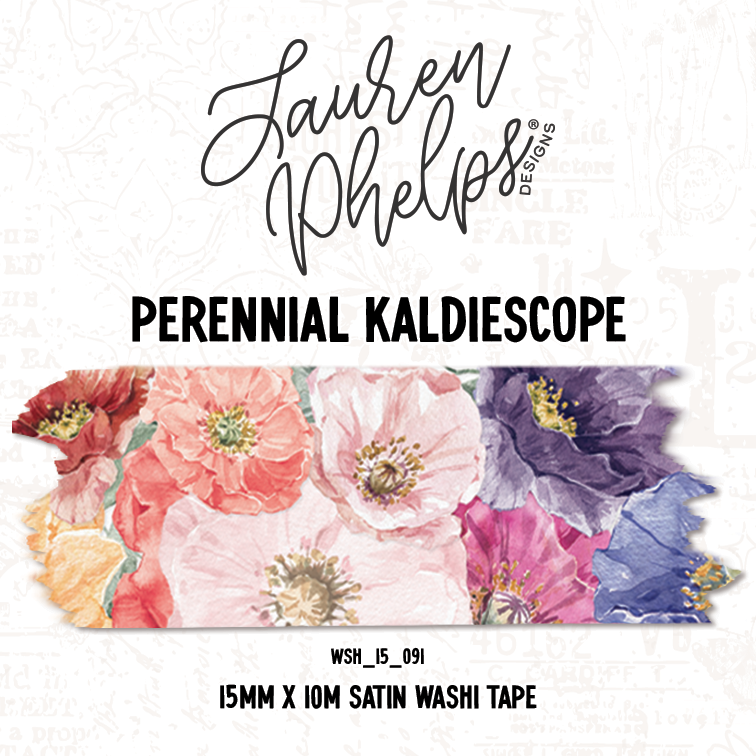 Perennial Kaleidoscope 15mm washi