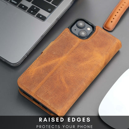 Casper Leather iPhone 14 Plus Wallet Case | MagSafe