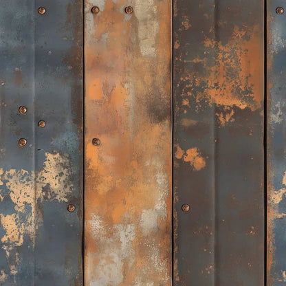 Urban Patina Steel Wall
