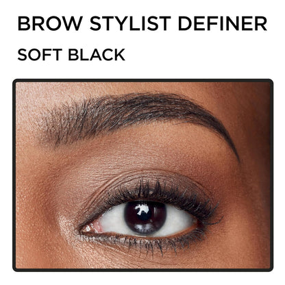 2-PACK L'Oreal Paris Makeup Brow Definer Waterproof Eyebrow Pencil, Ultra-Fine Mechanical Pencil, Draws Tiny Brow Hairs and Fills in Sparse Areas and Gaps, , 0.003 Ounce