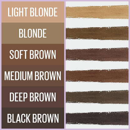 2-PACK – Maybelline Express Brow 2-In-1 Pencil and Powder Eyebrow Makeup, Soft Brown
