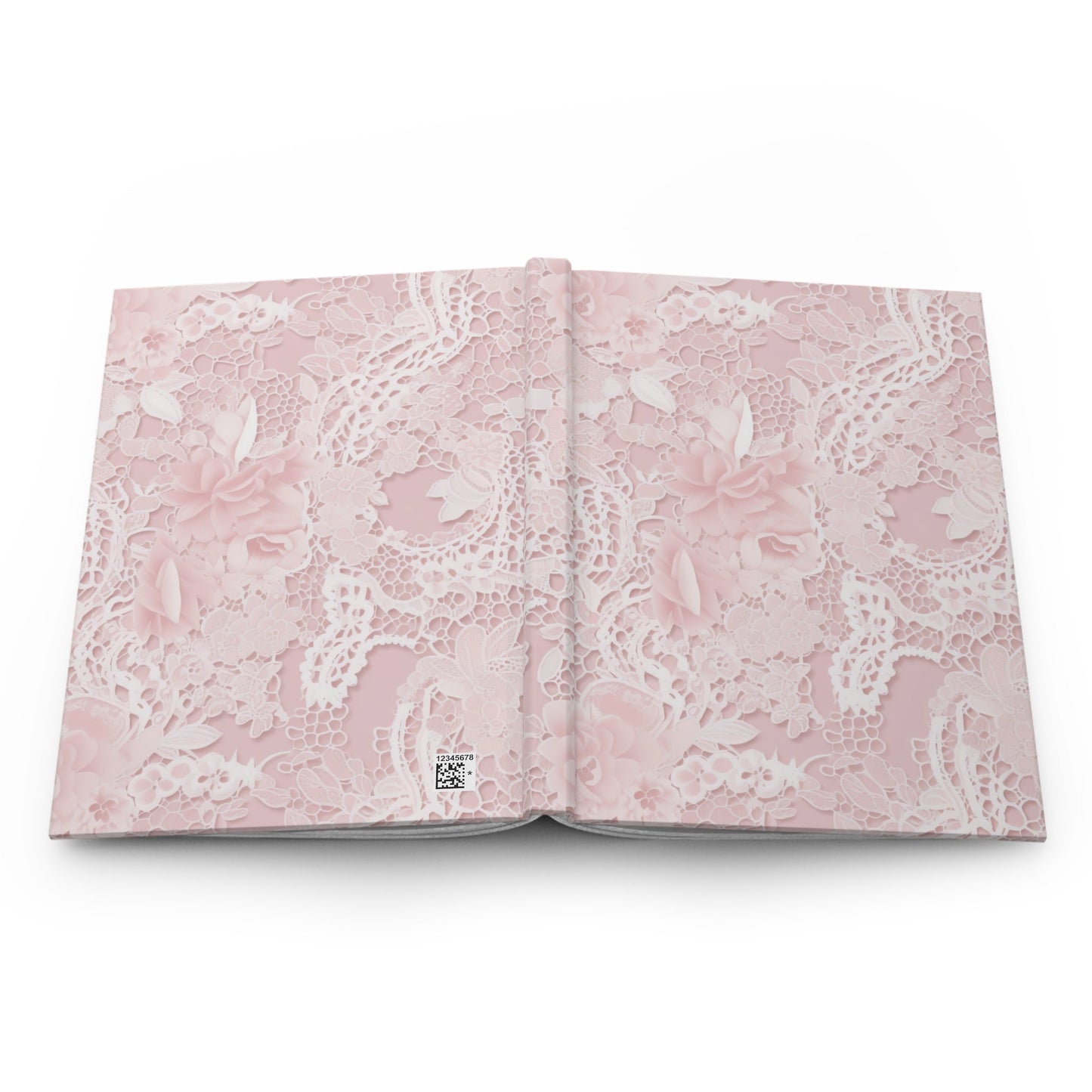 Customizable: Floral Lace Hardcover Journal for Elegant Writing, Gift for Her, Romantic Diary, Travel Journal, Scrapbooking