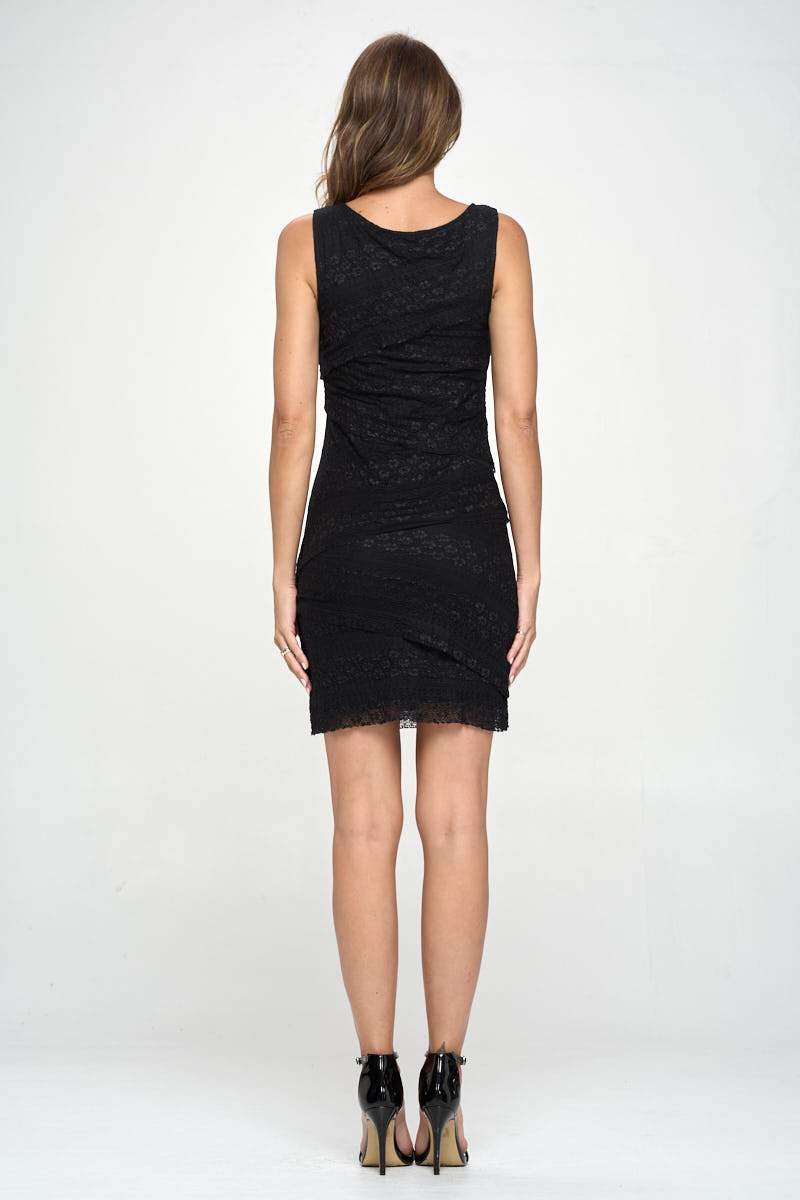 Elegant Layered Lace Bodycon Dress | Apparel | Kitchen + Metal