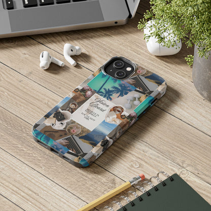 Inspiring Vision Board Phone Case, Motivational Tough Case, Adventurous Gift for Her, Self-Care, Dream Big, Unique Phone Accessory