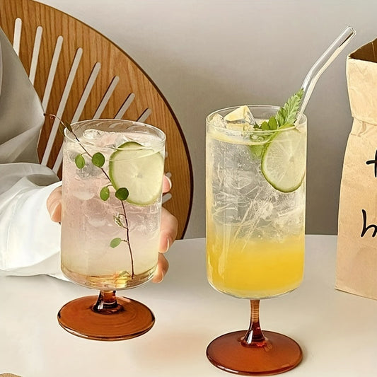 Elegant Stemmed Water Glasses Set, Multipurpose Reusable Insulated