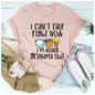 I Can't Talk Right Now I'm Doing Grandma Stuff Women's T-Shirt - Fun Grandma Stuff T-Shirt for Adults