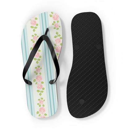 Customizable: Floral Flip Flops | Stylish Summer Sandals | Beach Footwear | Vacation Essentials | Poolside Comfort | Garden Party Sandals