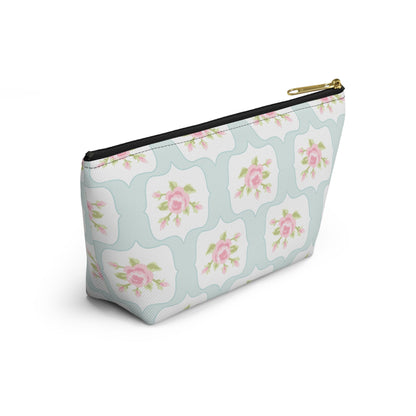 Customizable: Chic Floral Accessory Pouch, Makeup Bag, Cosmetic Case, Toiletries Organizer, Gift for Her