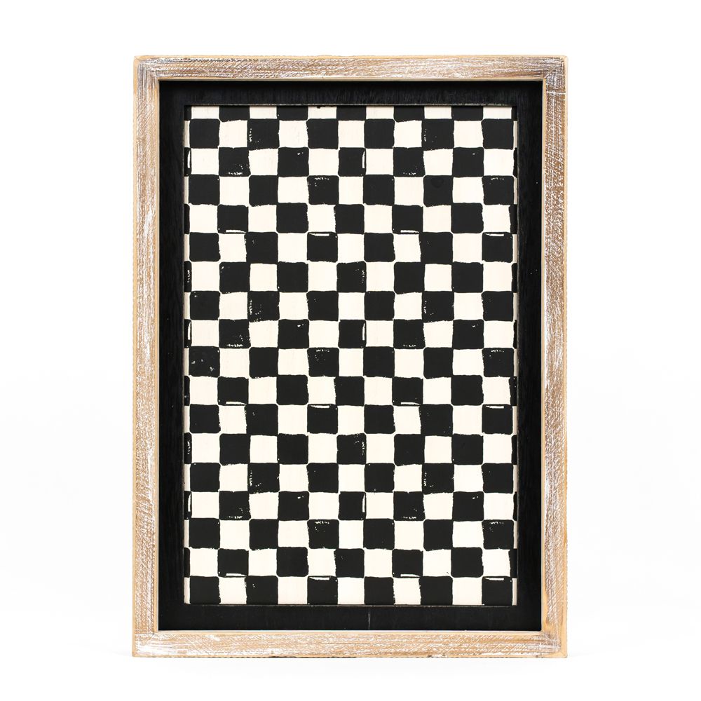 10x14 Reversible Wood Frame Sign