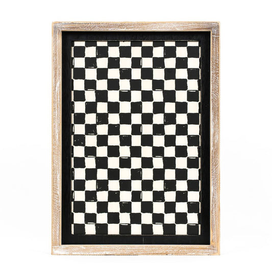 10x14 Reversible Wood Frame Sign