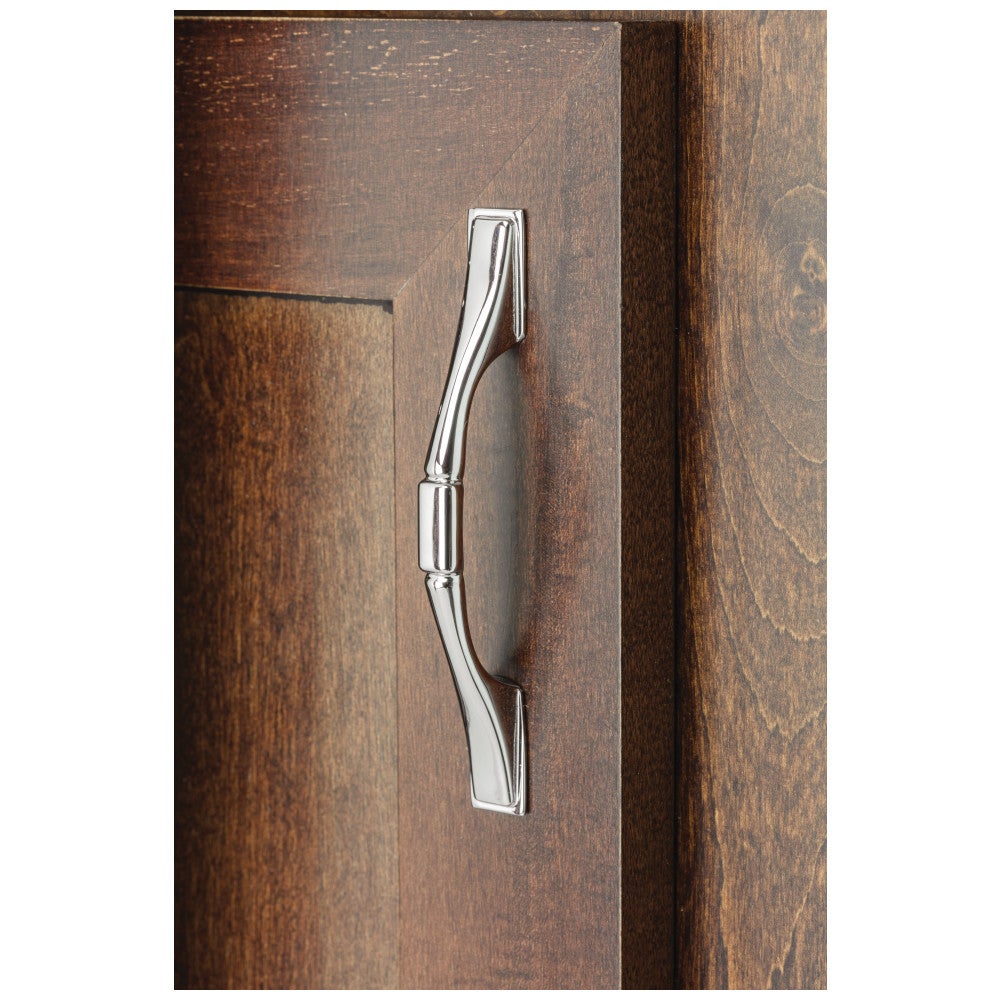 3" Center-to-Center Satin Nickel Square Hammond Cabinet Pull