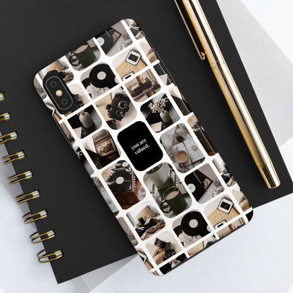 Retro Collage Phone Case - You Are Valued, Durable Protection for Your Device, Thoughtful Gift for Friends & Family, Perfect for Any [...]