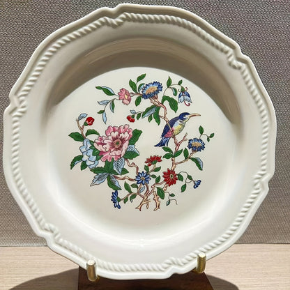 NordicInspired Ceramic Plates  Versatile Dining Set of 2