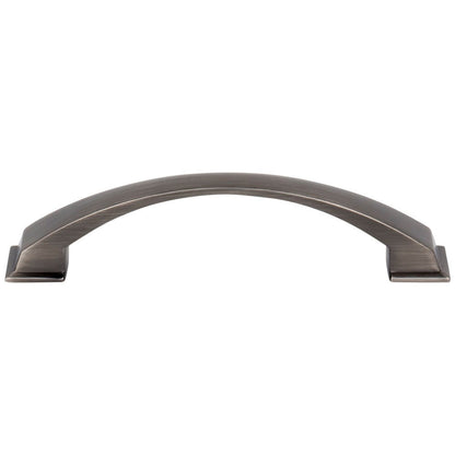 96 mm Center-to-Center Satin Nickel Arched Roman Cabinet Pull