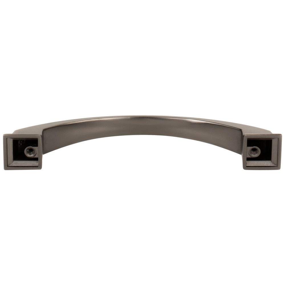 96 mm Center-to-Center Satin Nickel Arched Roman Cabinet Pull