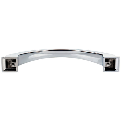 96 mm Center-to-Center Satin Nickel Arched Roman Cabinet Pull