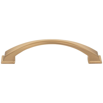 96 mm Center-to-Center Satin Nickel Arched Roman Cabinet Pull