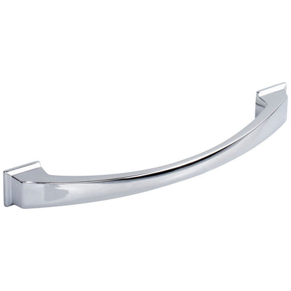 96 mm Center-to-Center Satin Nickel Arched Roman Cabinet Pull