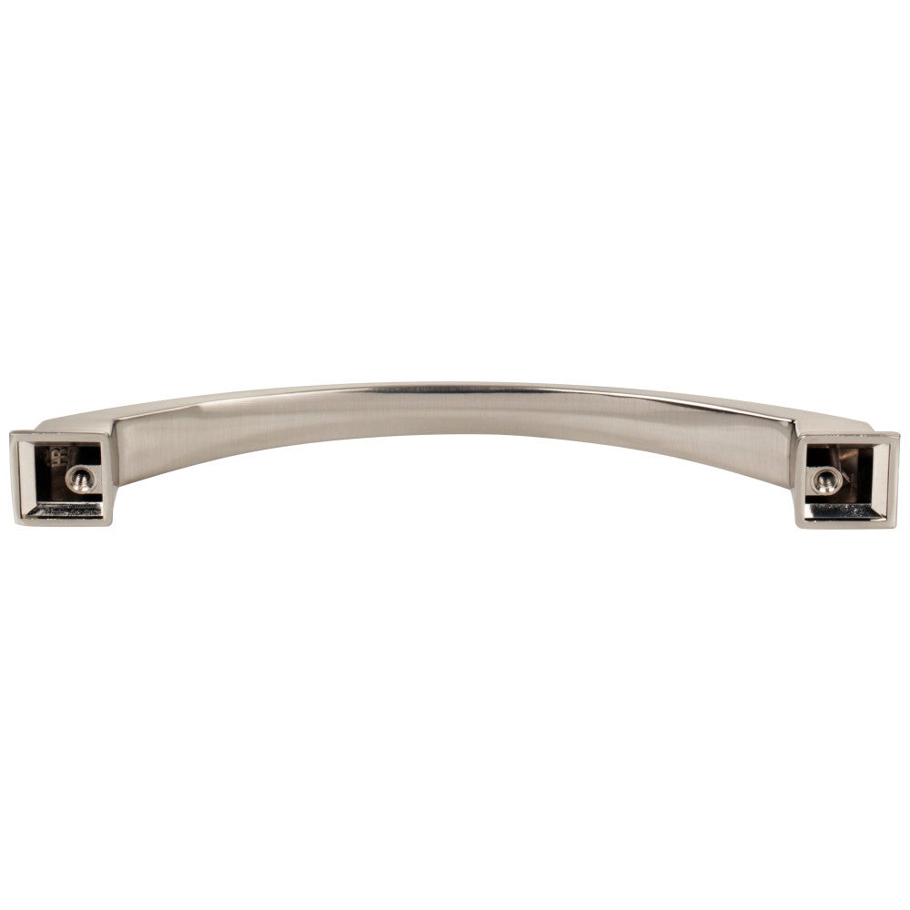 96 mm Center-to-Center Satin Nickel Arched Roman Cabinet Pull