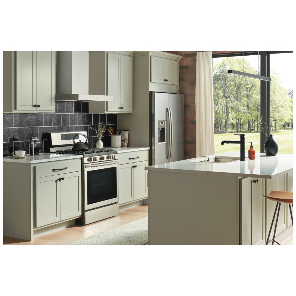 96 mm Center-to-Center Satin Nickel Arched Roman Cabinet Pull