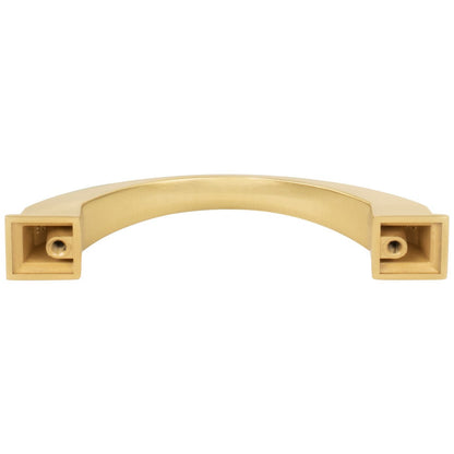 96 mm Center-to-Center Satin Nickel Arched Roman Cabinet Pull