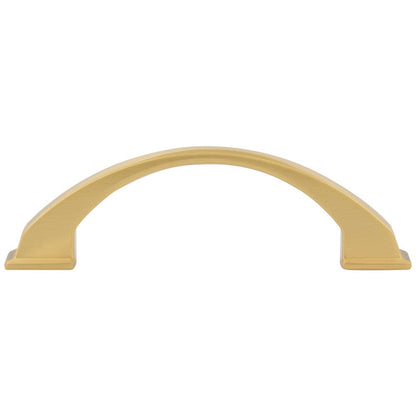 96 mm Center-to-Center Satin Nickel Arched Roman Cabinet Pull