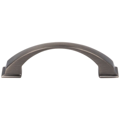 96 mm Center-to-Center Satin Nickel Arched Roman Cabinet Pull