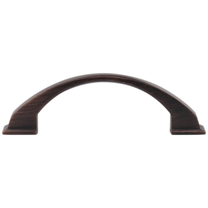 96 mm Center-to-Center Satin Nickel Arched Roman Cabinet Pull