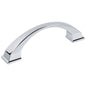 96 mm Center-to-Center Satin Nickel Arched Roman Cabinet Pull