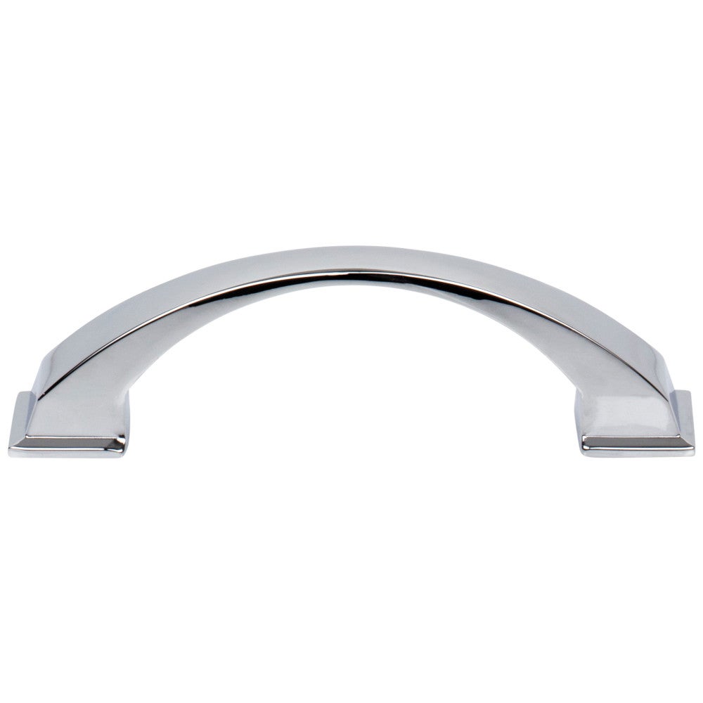 96 mm Center-to-Center Satin Nickel Arched Roman Cabinet Pull