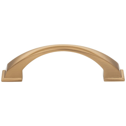 96 mm Center-to-Center Satin Nickel Arched Roman Cabinet Pull