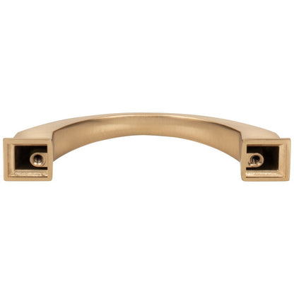 96 mm Center-to-Center Satin Nickel Arched Roman Cabinet Pull